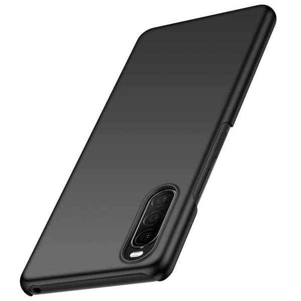Xperia 10 III Kumipinnoitettu Matt Black Cover Basic V2