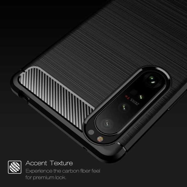 Xperia 1 III Stöttåligt Skal SlimCarbon