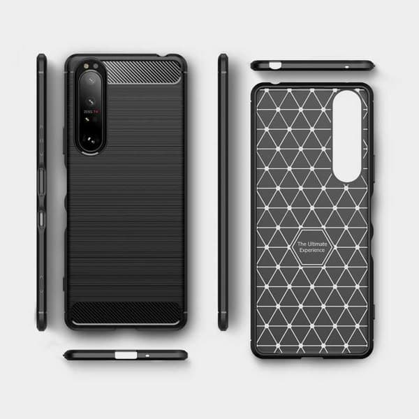 Xperia 1 III Stöttåligt Skal SlimCarbon