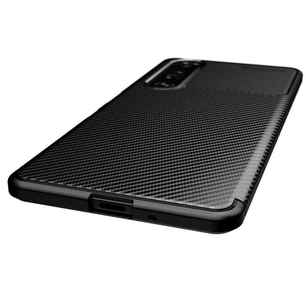 Xperia 1 III Shockproof Slim Cover FullCarbon V4