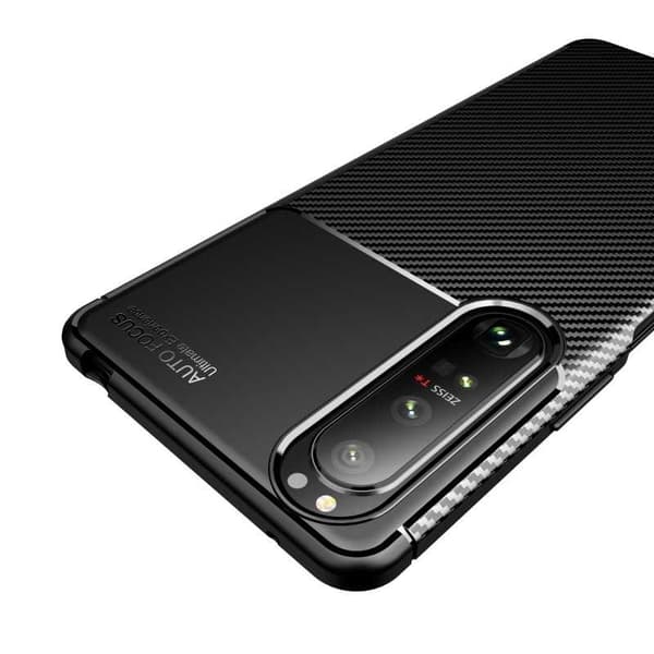 Xperia 1 III Shockproof Slim Cover FullCarbon V4