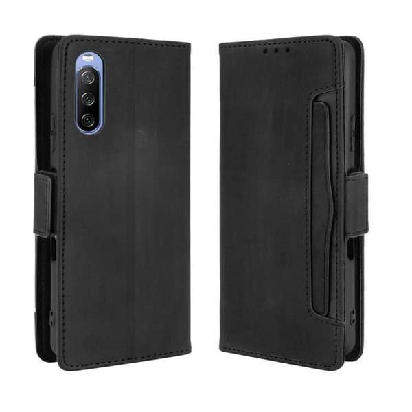 Xperia 10 III -lompakkokotelo, PU-nahkainen 6-POCKET Winston V3