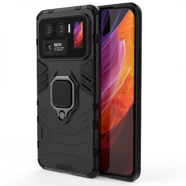 Xiaomi Mi 11 Ultra Stöttåligt Skal med Ringhållare ThinArmor
