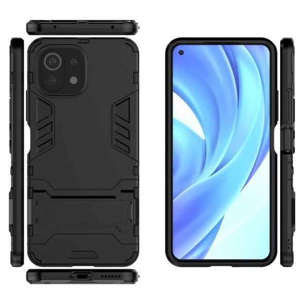 Xiaomi Mi 11 Lite Stöttåligt Skal med Kickstand ThinArmor