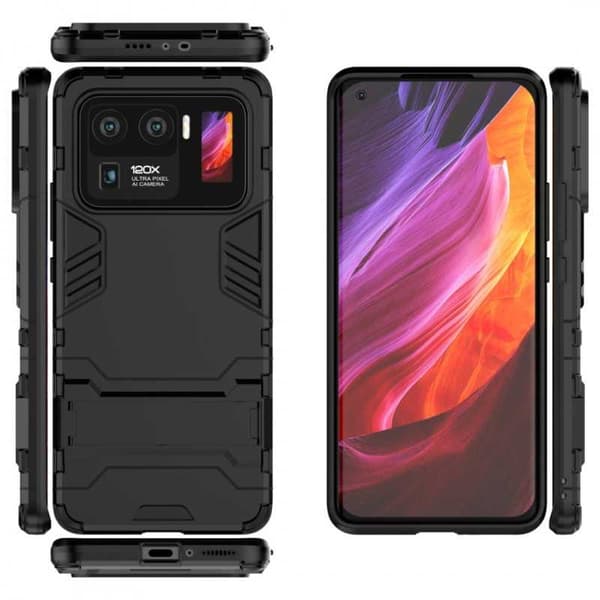 Xiaomi Mi 11 Ultra Shockproof Cover med Kickstand Thin Armor