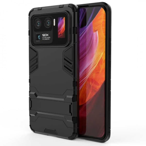 Xiaomi Mi 11 Ultra Shockproof Cover med Kickstand Thin Armor