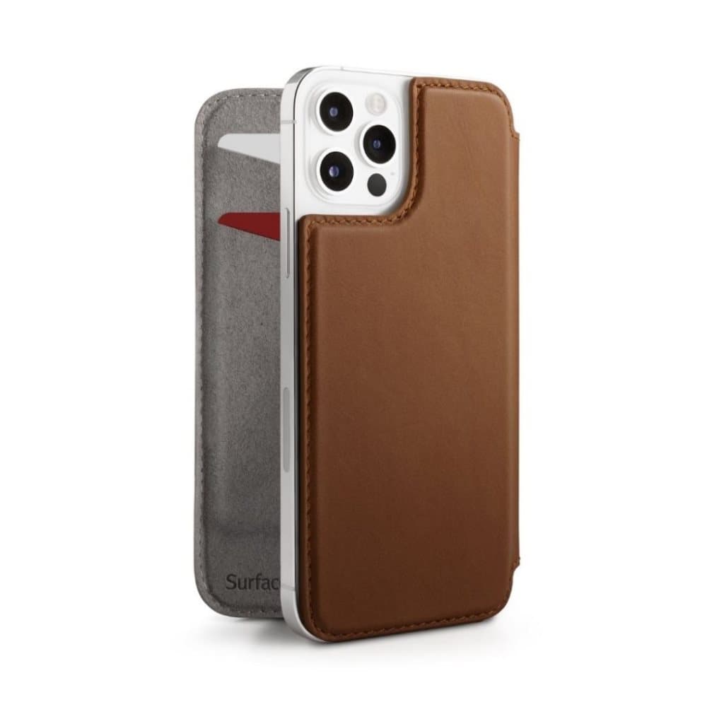 Twelve South iPhone 12/iPhone 12 Pro Fodral SurfacePad Cognac