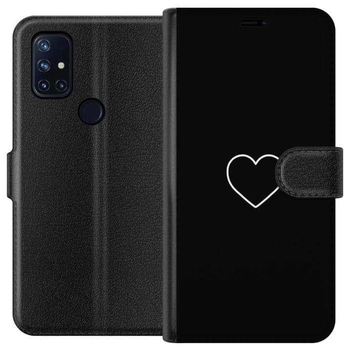 OnePlus Nord N10 5G Plånboksfodral Hjärta
