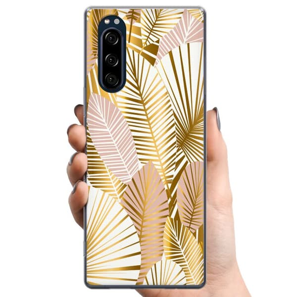 Sony Xperia 5 TPU Matkapuhelimen kuori Kulta
