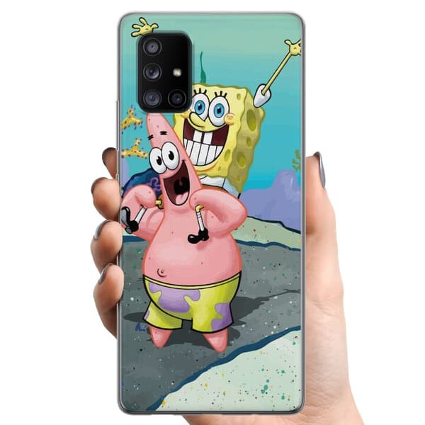 Samsung Galaxy A71 5G TPU Mobilcover SpongeBob Kvadrat
