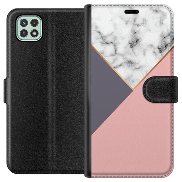 Samsung Galaxy A22 5G Lommeboketui Marmor Kutt