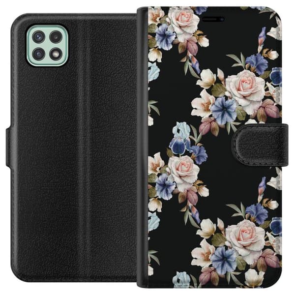 Samsung Galaxy A22 5G Plånboksfodral Floral