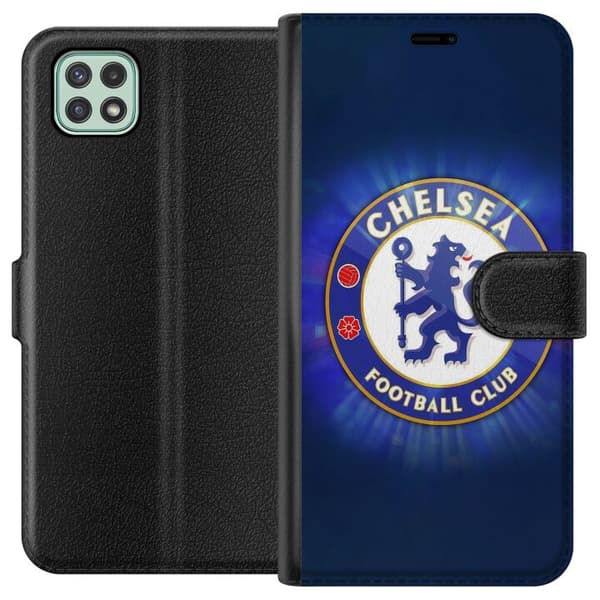 Samsung Galaxy A22 5G Tegnebogsetui Chelsea Fodbold