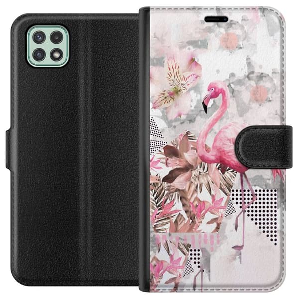 Samsung Galaxy A22 5G Tegnebogsetui Flamingo