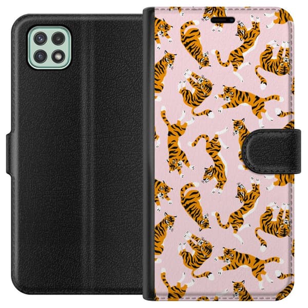 Samsung Galaxy A22 5G Lompakkokotelo tiikeri