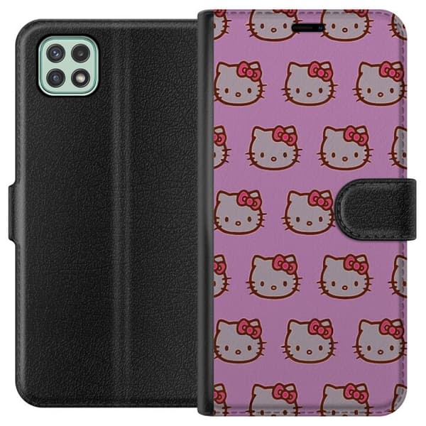 Samsung Galaxy A22 5G Lompakkokotelo Hello Kitty
