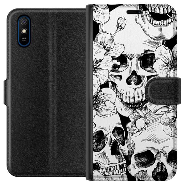 Xiaomi Redmi 9A Lommeboketui skalle