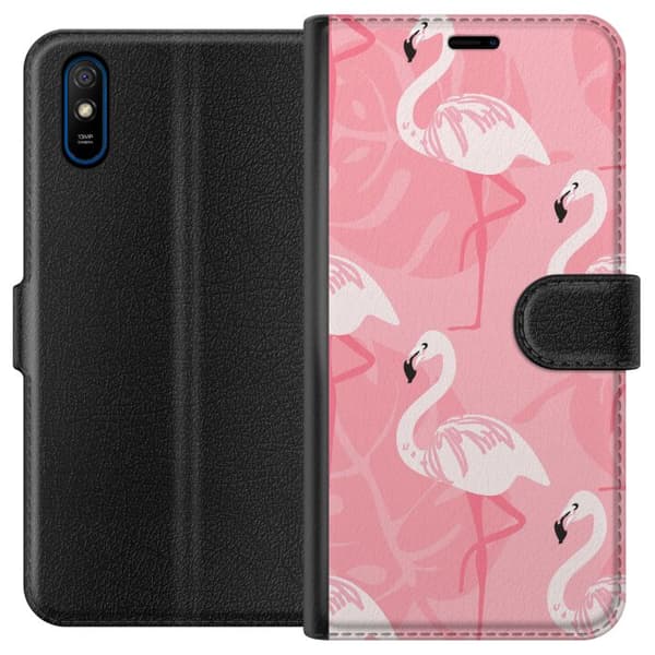 Xiaomi Redmi 9A Tegnebogsetui Flamingo