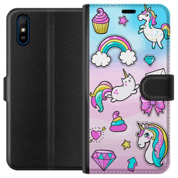 Xiaomi Redmi 9A Plånboksfodral UNICORN
