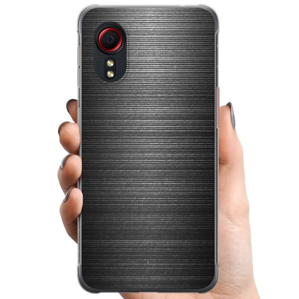 Samsung Galaxy Xcover 5 TPU Mobildeksel Børstet Metalle