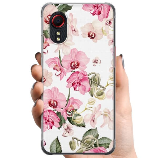Samsung Galaxy Xcover 5 TPU Matkapuhelimen kuori Kukat