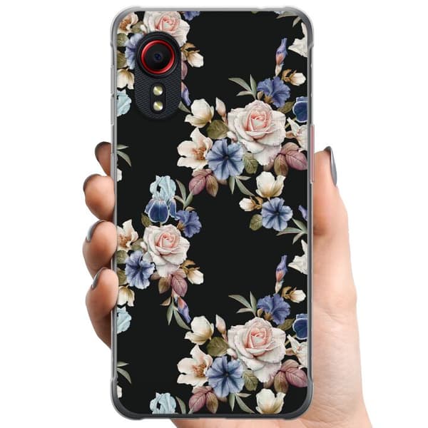 Samsung Galaxy Xcover 5 TPU Matkapuhelimen kuori Kukat