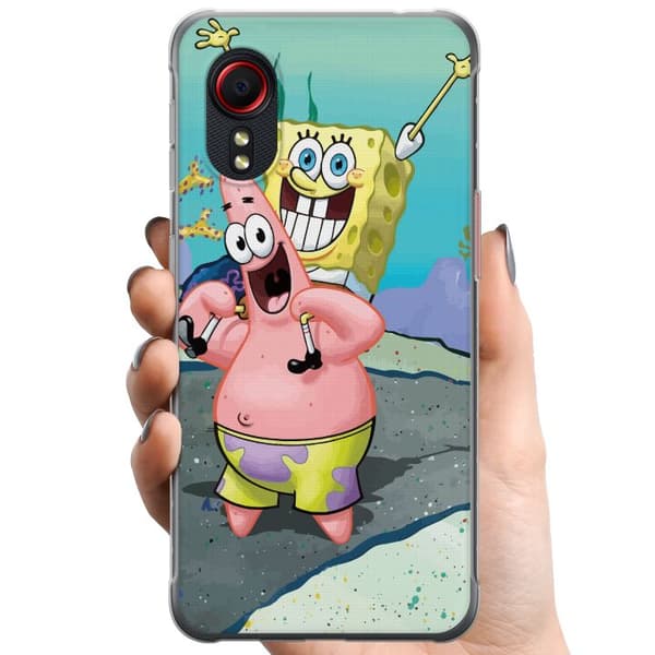 Samsung Galaxy Xcover 5 TPU Matkapuhelimen kuori SpongeBob Neliö
