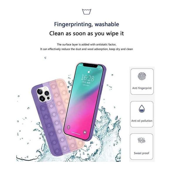 iPhone 11 Pro Max Skyddande Skal Fidget Toy Pop-It