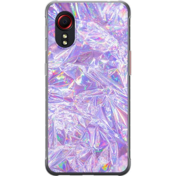 Samsung Galaxy Xcover 5 Cover / Mobilcover - Holografiske Diamanter