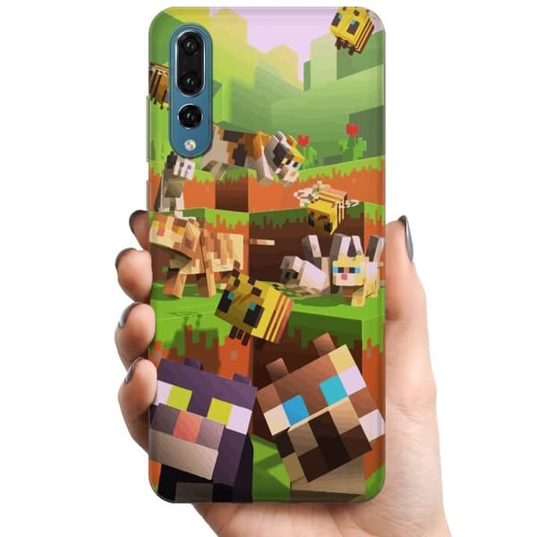 Huawei P20 Pro TPU Mobilcover MineCraft