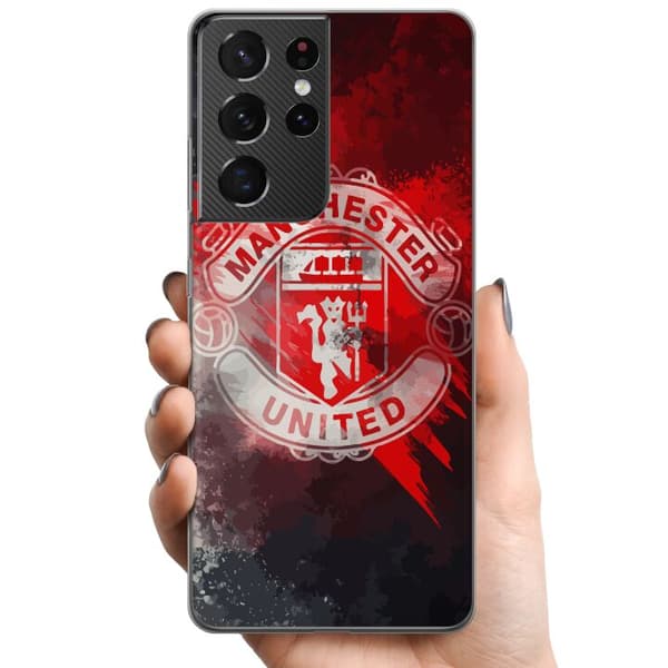 Samsung Galaxy S21 Ultra 5G TPU Mobilskal Manchester United FC