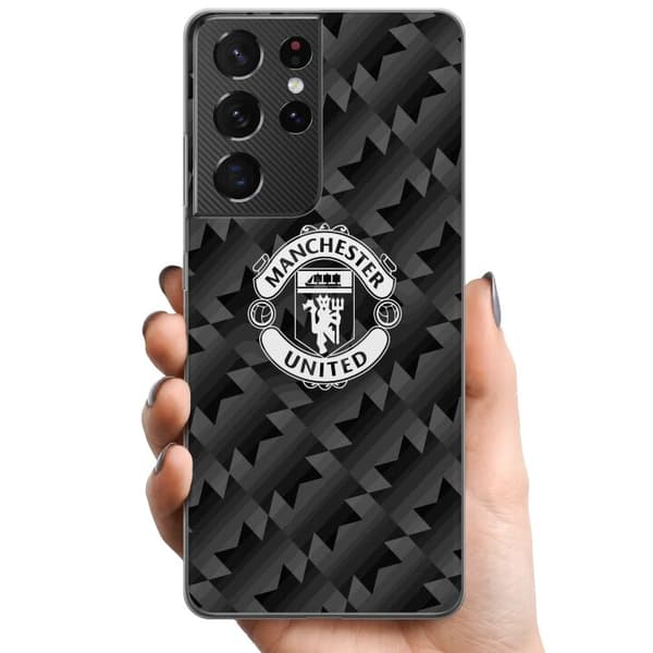 Samsung Galaxy S21 Ultra 5G TPU Mobilcover Manchester United FC