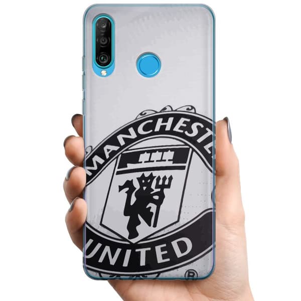 Huawei P30 lite TPU Mobildeksel Manchester United FC
