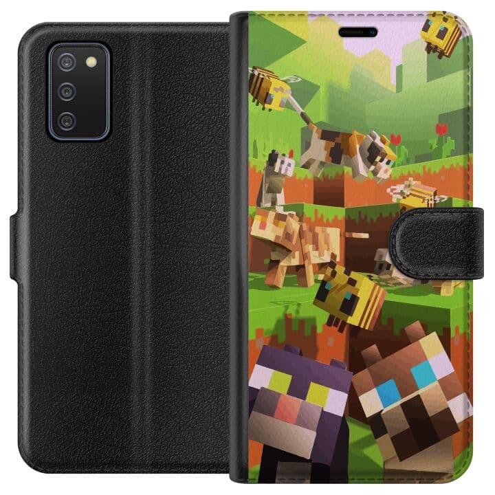 Samsung Galaxy A02s Plånboksfodral MineCraft