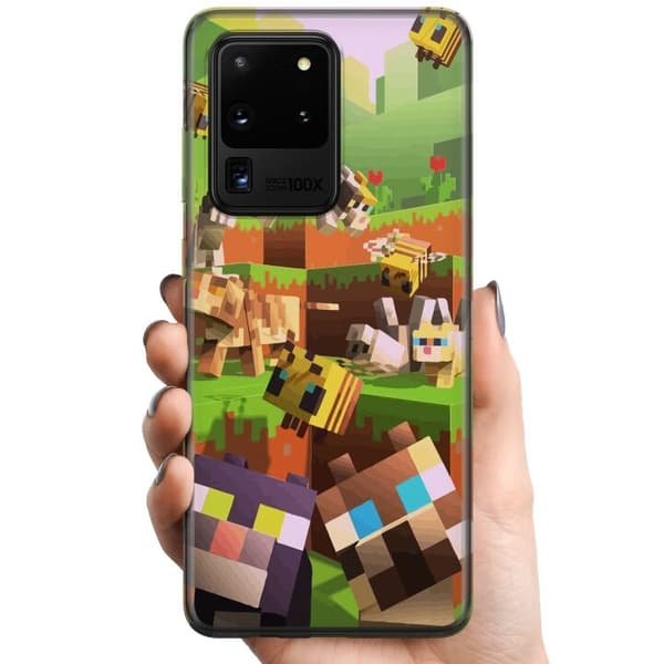 Samsung Galaxy S20 Ultra TPU Matkapuhelimen kuori MineCraft