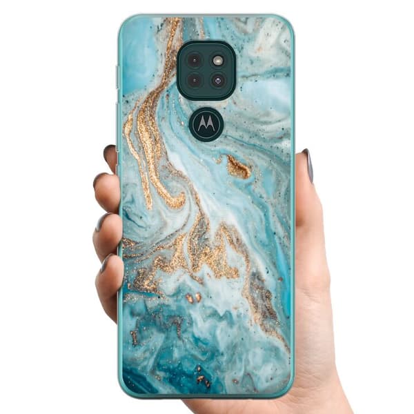 Motorola Moto G9 Play TPU Mobilskal Magic Marble