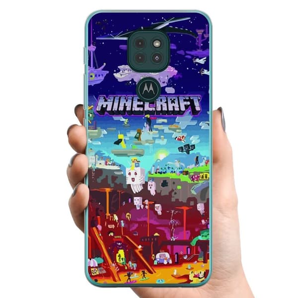 Motorola Moto G9 Play TPU Mobildeksel MineCraft