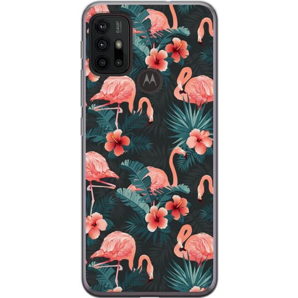 Motorola Moto G30 Cover / Mobilcover - Flamingo