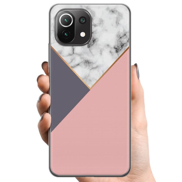 Xiaomi Mi 11 Lite TPU Mobilskal Marble Cut