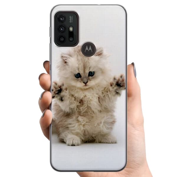 Motorola Moto G30 TPU Mobilcover Kat