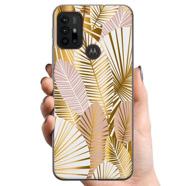Motorola Moto G30 TPU Mobilskal Gold