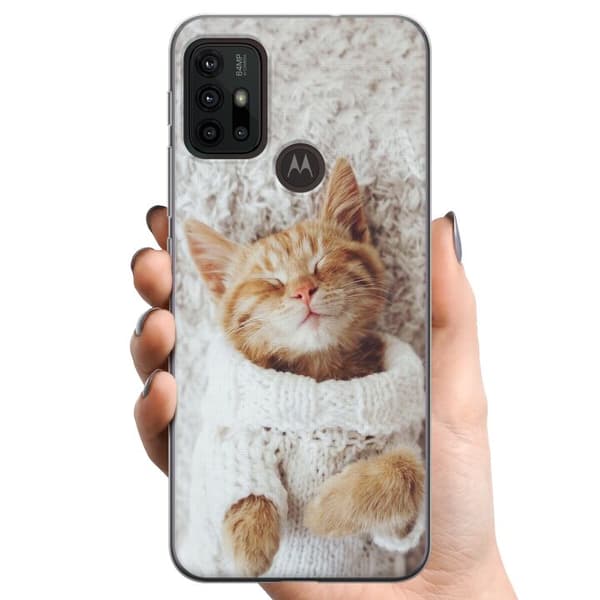 Motorola Moto G30 TPU Mobilcover Kat