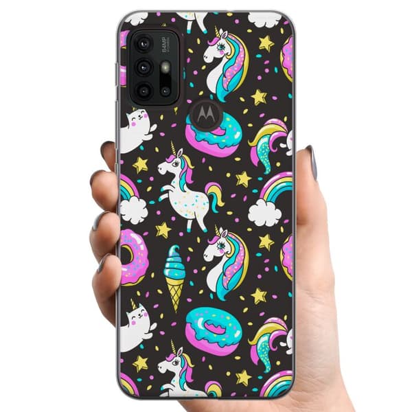 Motorola Moto G30 TPU Mobilcover Unicorn
