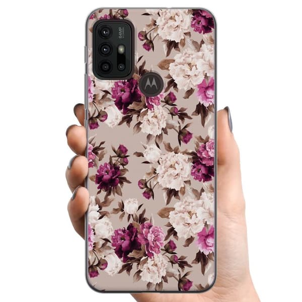 Motorola Moto G30 TPU Mobilcover Blomster