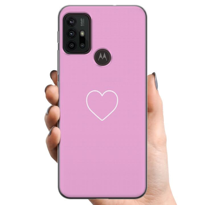 Motorola Moto G30 TPU Mobilskal Hjärta