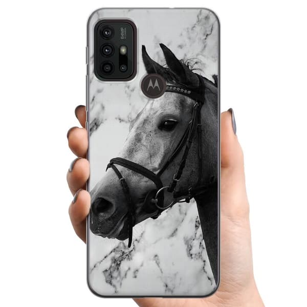 Motorola Moto G30 TPU Mobilskal Häst