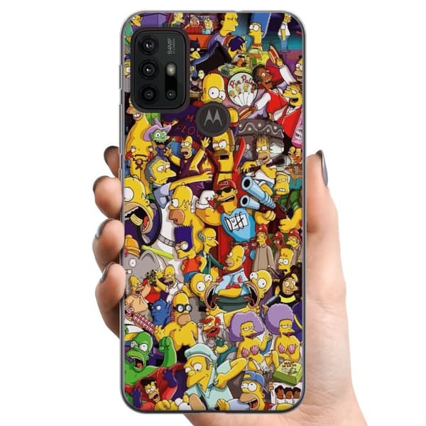 Motorola Moto G30 TPU Mobilcover Simpsons