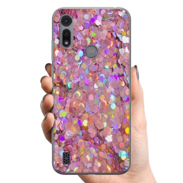 Motorola Moto E6i TPU Mobildeksel Glimmer