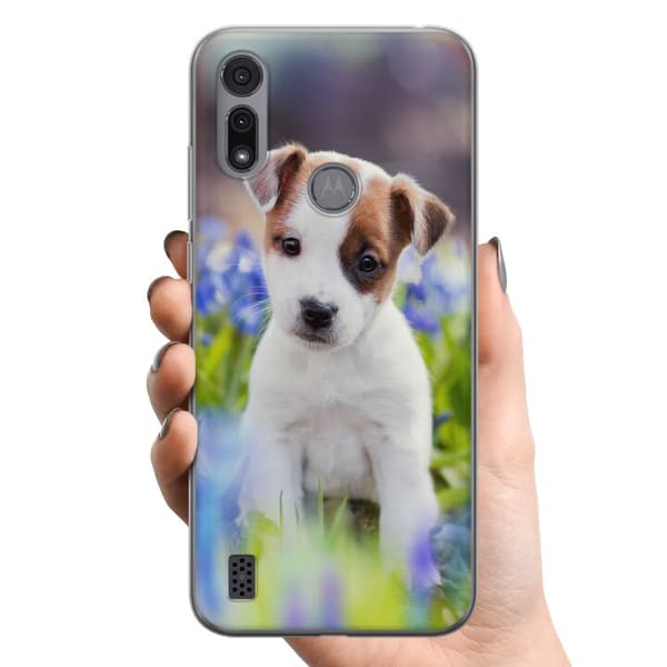 Motorola Moto E6i TPU Mobilcover Hund