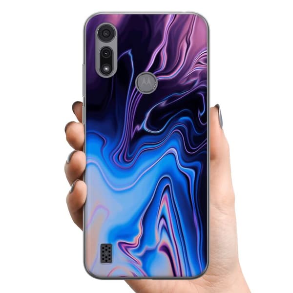 Motorola Moto E6i TPU Mobilcover Mønster
